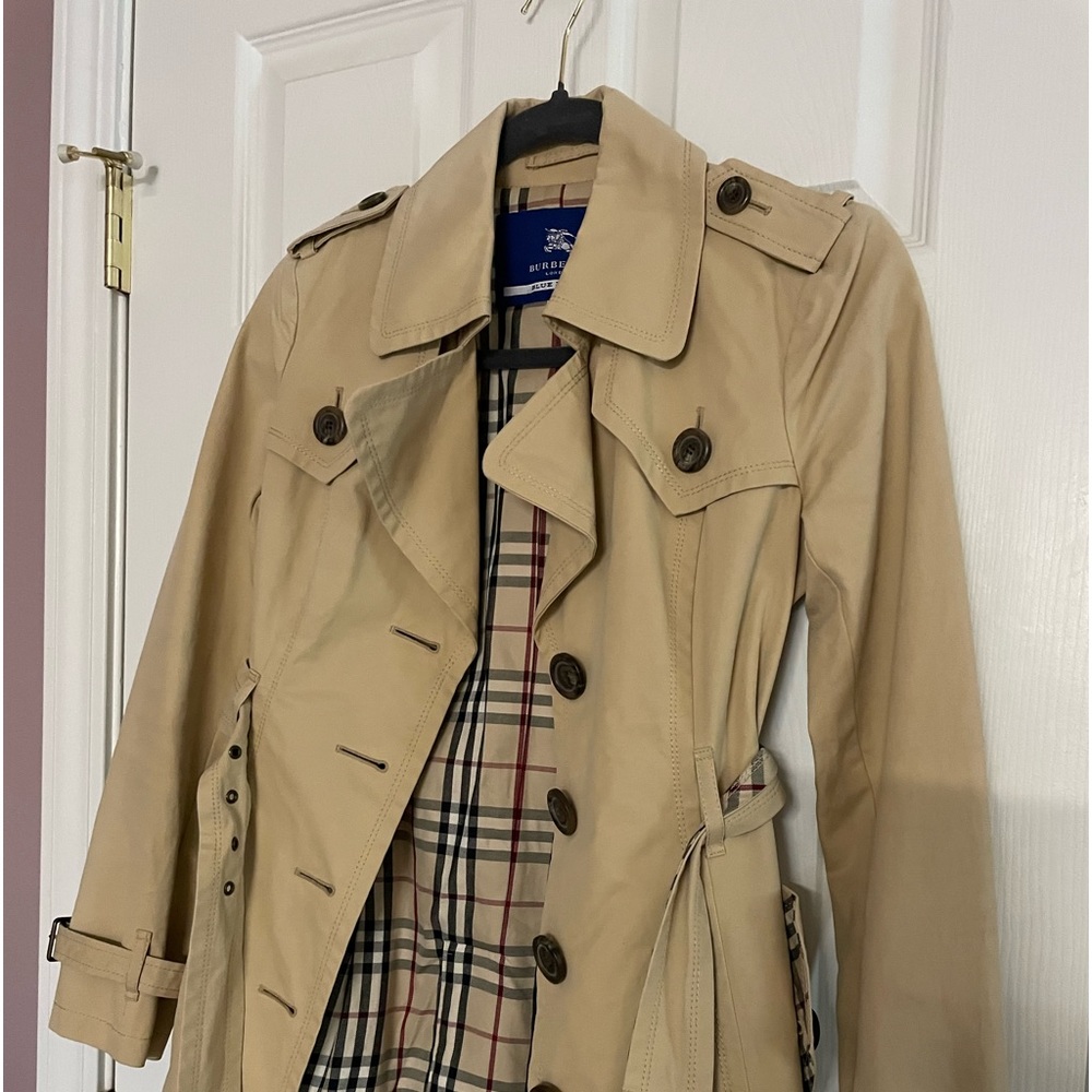 Burberry London blue label trench coat